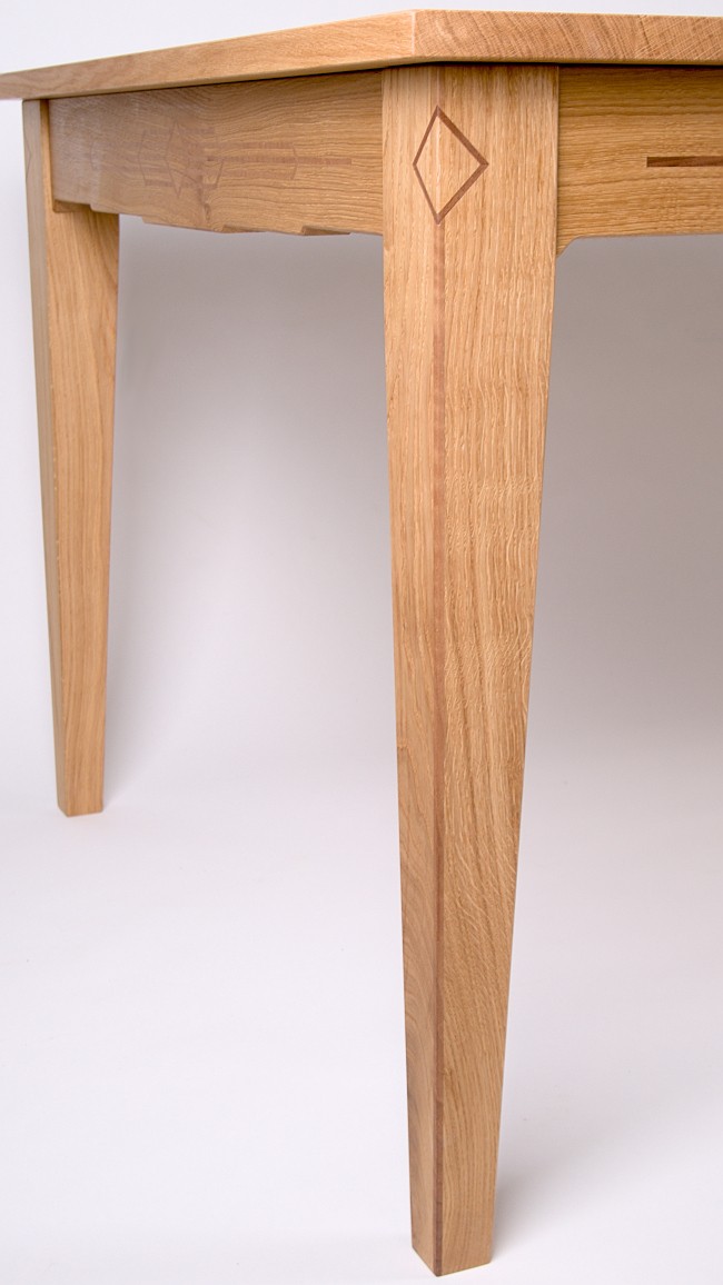 Table de jeu Art Déco zoom pied